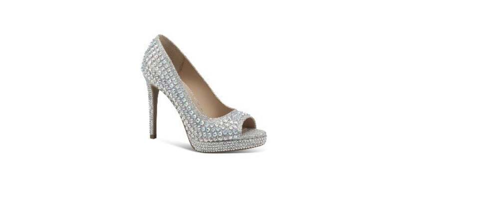 Thalia Sodi Women's Landon Silver Lurex Platform Pumps Size 10 New with Box